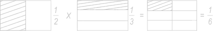 Result of fraction 1/2 of 1/3