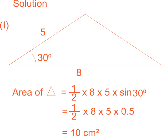 Exercise on area of a Triangle 2